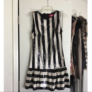 Betsey Johnson Reversible Sequin Dress